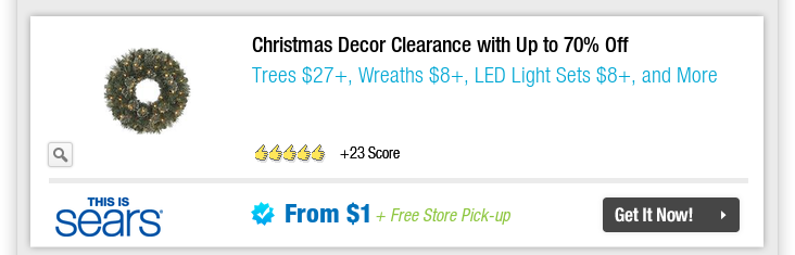 Christmas Decor Clearance with Up to 70% Off