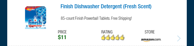 Finish Dishwasher Detergent (Fresh Scent)