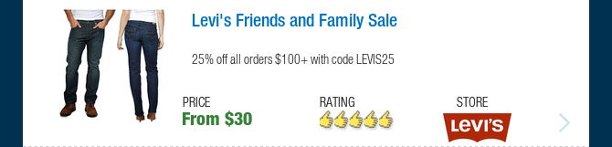 Levi's Friends and Family Sale