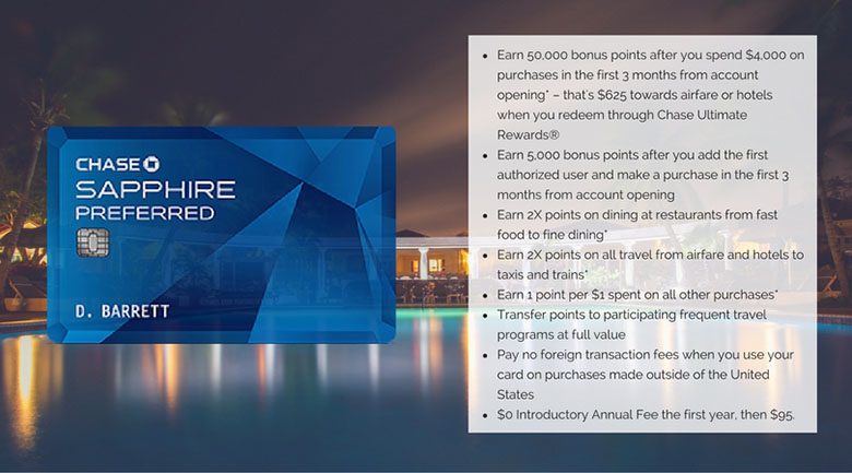 Chase Sapphire Ultimate Rewards Program