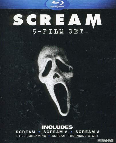 Scream: Five-Film Set Blu-ray $10.95 on Amazon.  Free Shipping with Prime or $25.