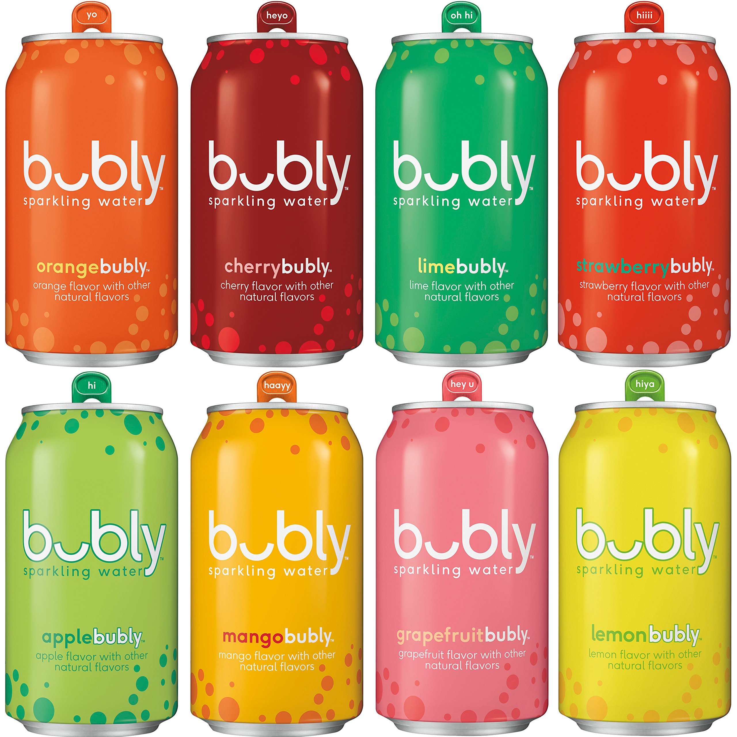 Bubly Sparkling Water 18ct Variety Packs (3 flavor or 8 flavor sampler) $8.83 + FS Amazon AC