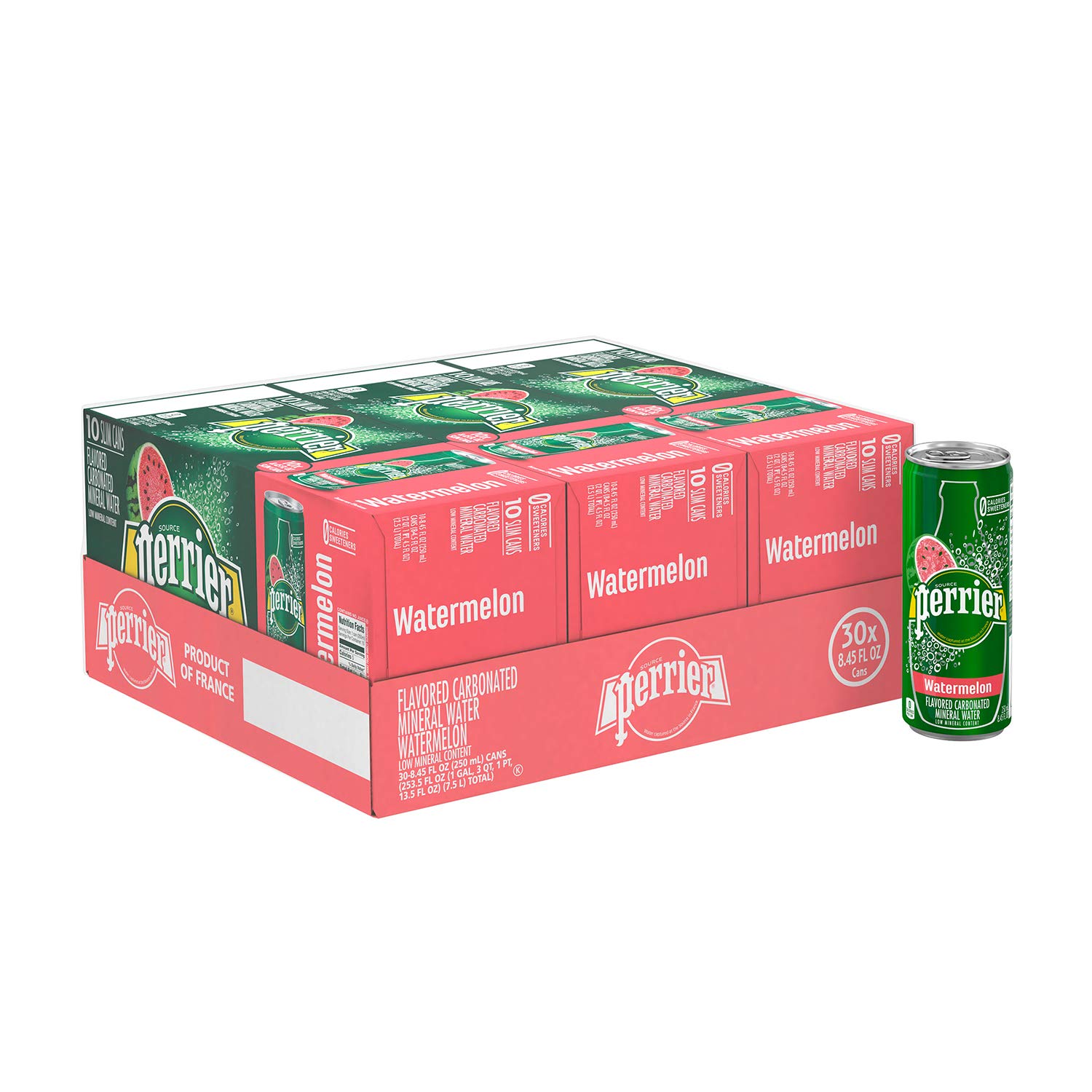 Amazon: 30-Pack of 8.45oz Perrier Flavored Carbonated Mineral Water (Watermelon) for $11.46
