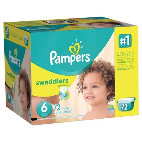 Pampers Swaddlers Diapers Giant Pack (Select Size) $ 34.99 on target.com $34.99