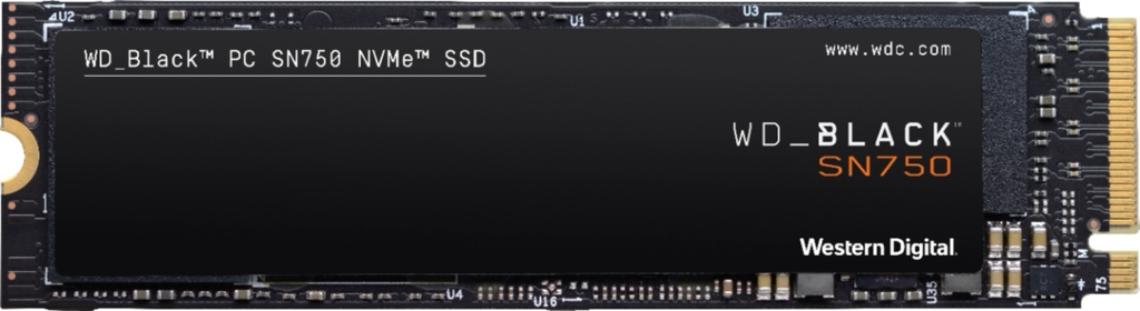 Western Digital WD Black SN750 NVMe 1TB Internal PCI Express 3.0 x4 Solid State Drive  WDBRPG0010BNC-WRSN - $115.99