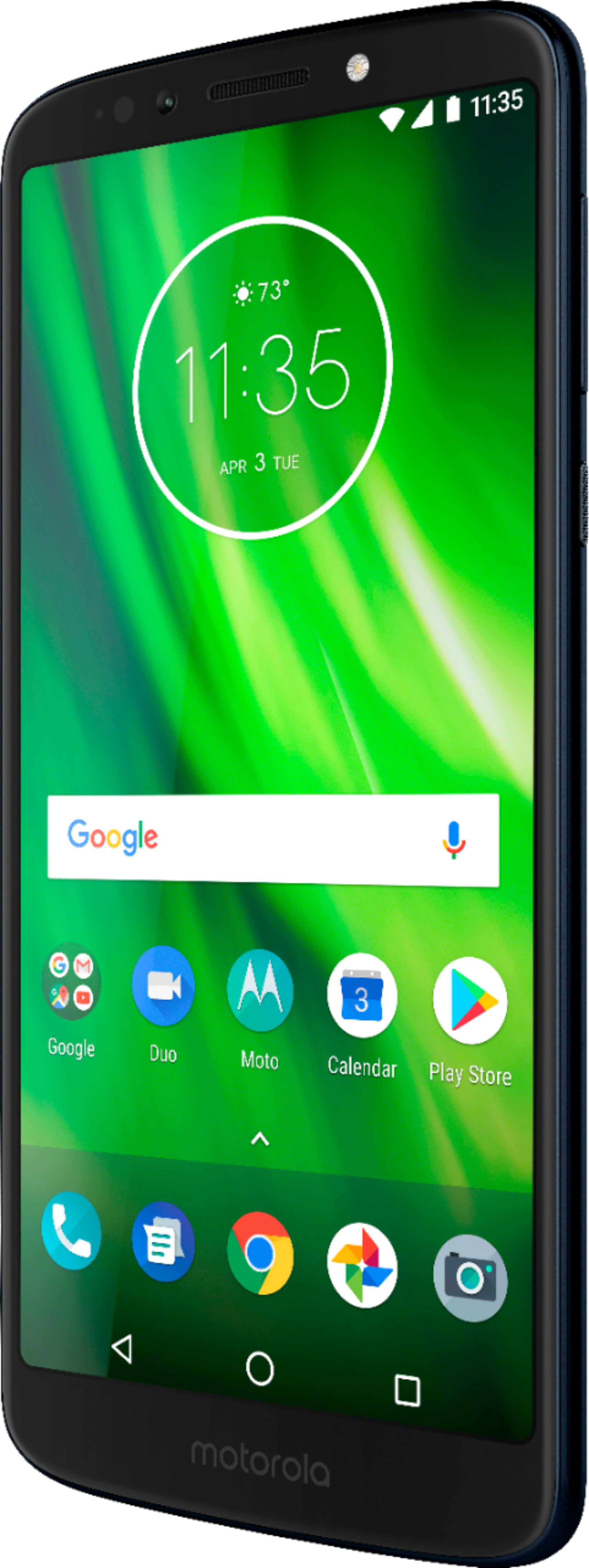 [Require Sprint activation]Motorola - Moto G6 Play with 32GB Memory Cell Phone (Unlocked) - Deep Indigo $69