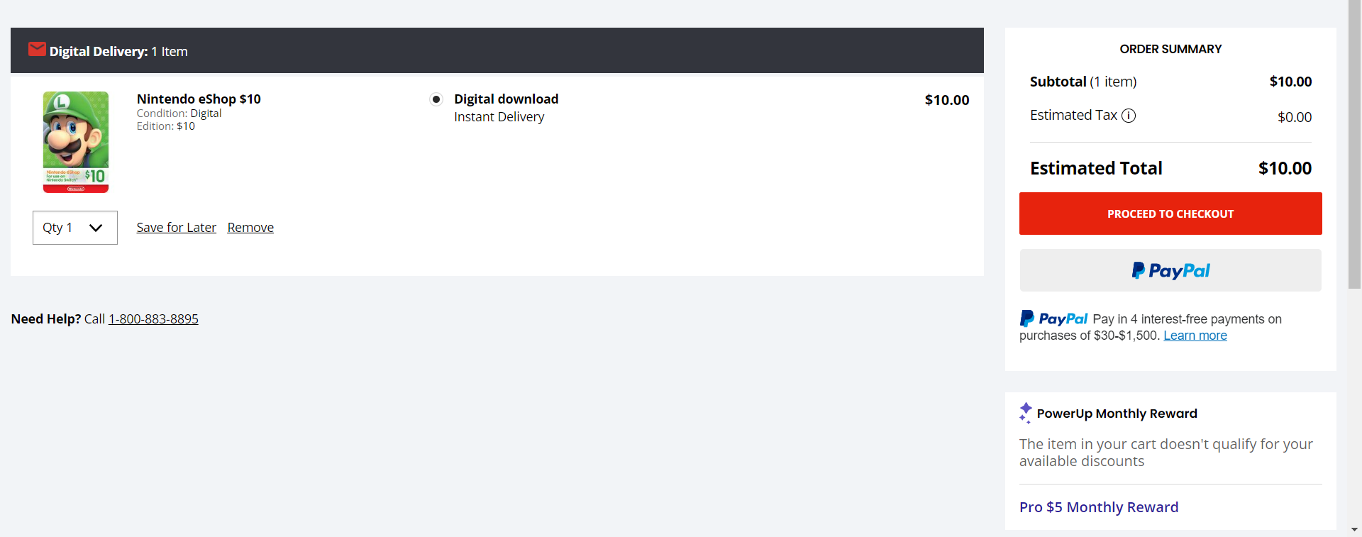PSA Gamestop Pro Monthly Reward No Longer Works on Digital Gift Cards
