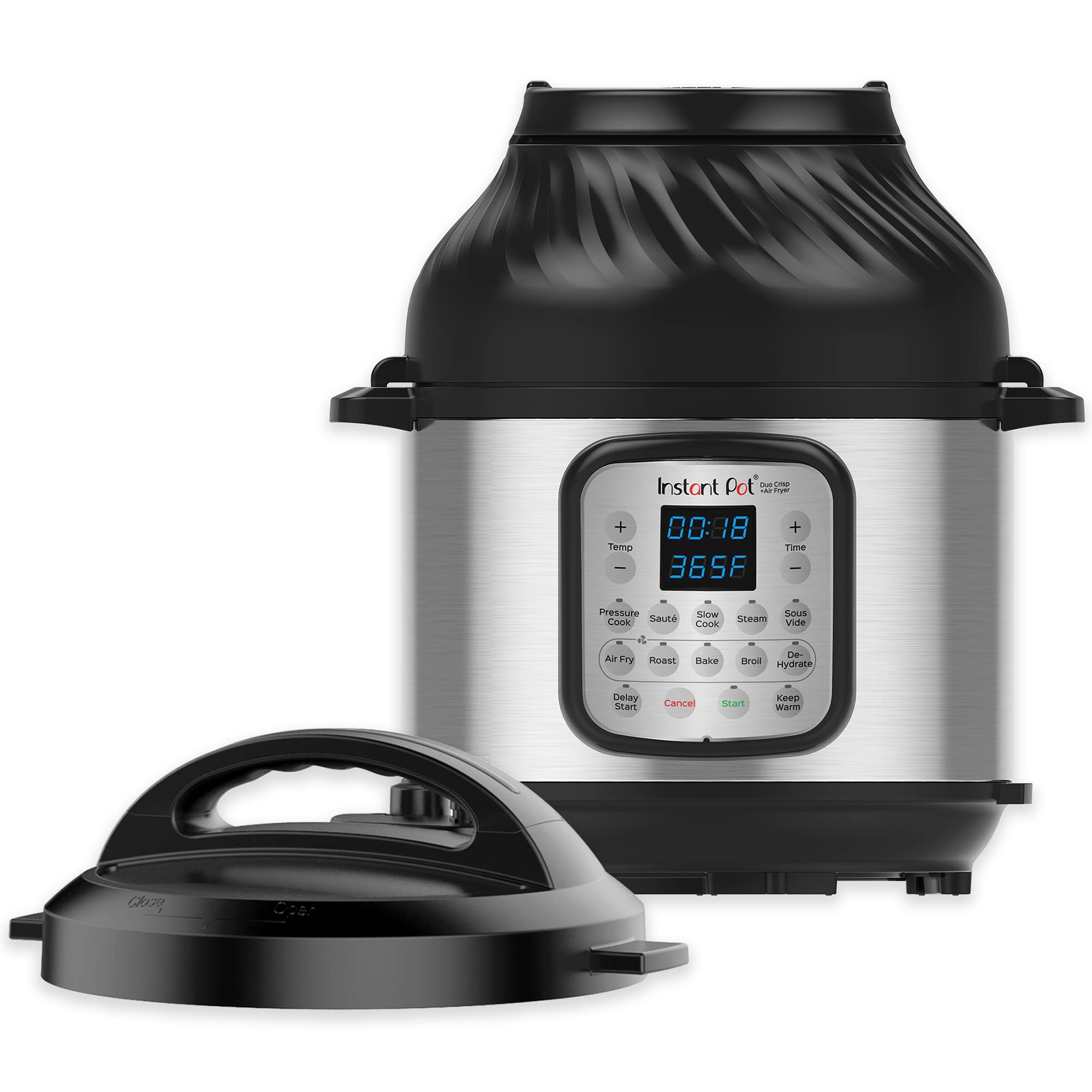 Instant Pot Duo Crisp 11 in 1 Pressure Cooker with Air Fryer Lid 8 Qt. 80.98