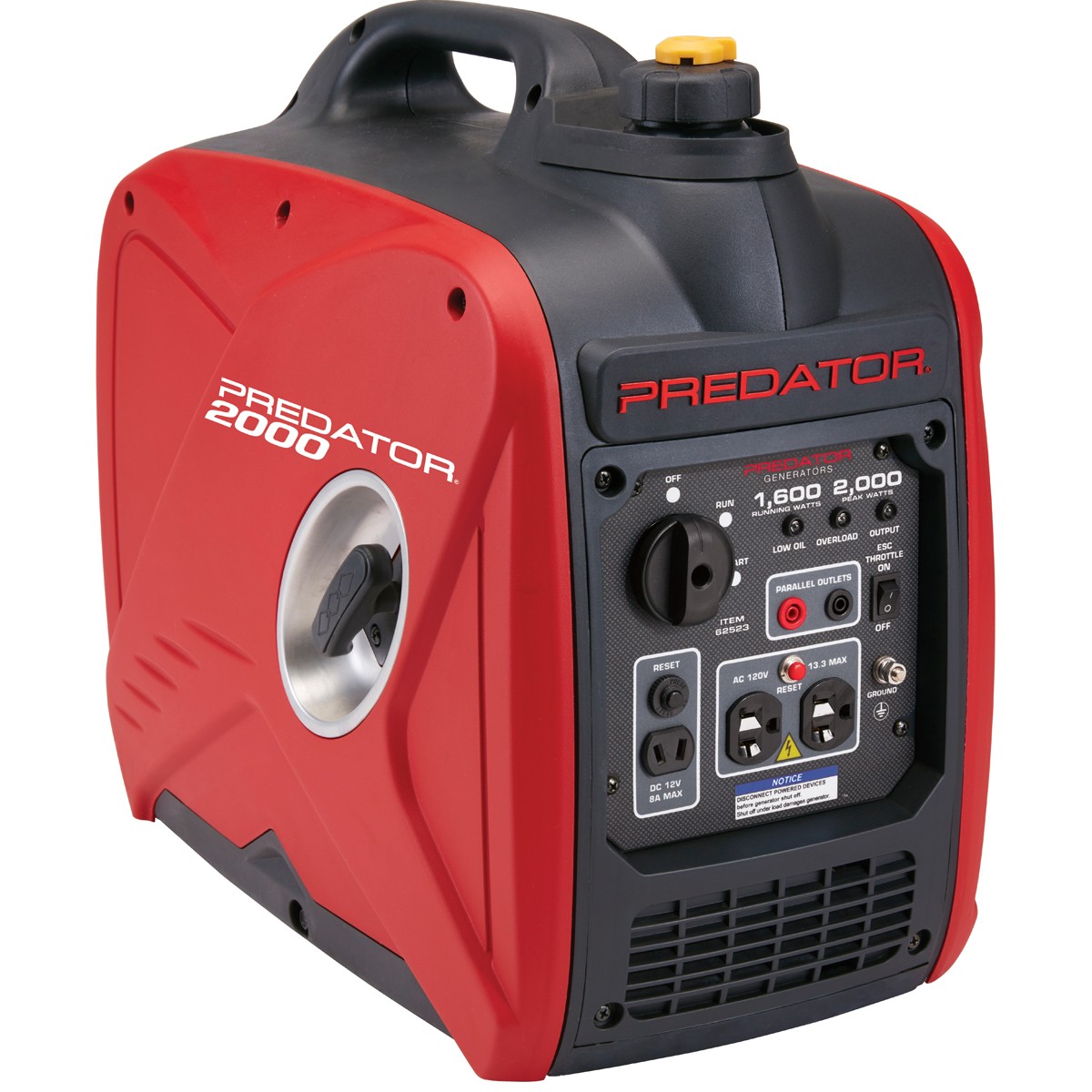 Harbor Freight - Predator 2000 Peak/1600 Running Watts, 2.8 HP (79.7cc) Portable Gas Inverter Generator CARB - $399 after coupon. $6.99 shipping or store pickup