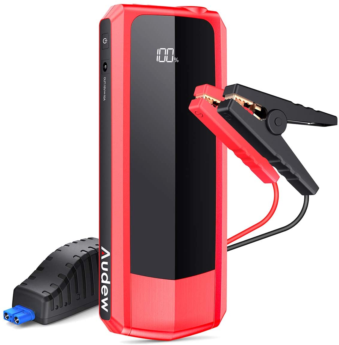 Audew Upgraded Car Jump Starters, Jump Box 2000A Peak 20000mAh Battery Charger $64.85