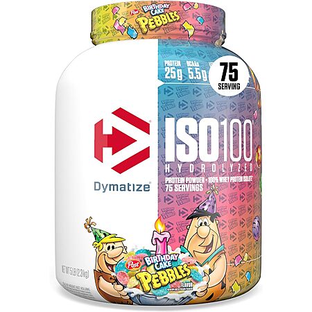 2-Count 80-Oz Dymatize ISO100 Hydrolyzed Whey Protein Powder (5-Flavors) from $118.50 w/ Subscribe & Save + Free S&H