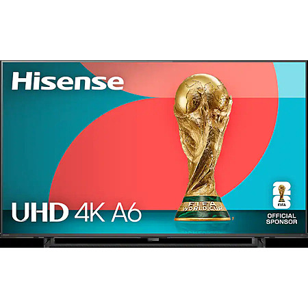 65" Hisense Class A6 4K UHD Series LED HDR Smart Fire TV (2025) $280 + Free Shipping