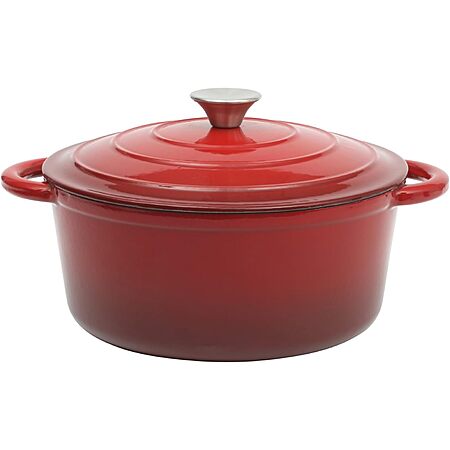 5-Quart Gibson Home Addlestone Enamel Cast Iron Dutch Oven w/ Lid & Dual Handles (Gradient Red) $26.98 + Free S&H w/ Prime or orders $35+ ~ Amazon