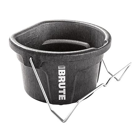 2-Gal Rubbermaid BRUTE 3-in-1 Heavy-Duty Flat Back Bucket $8.40