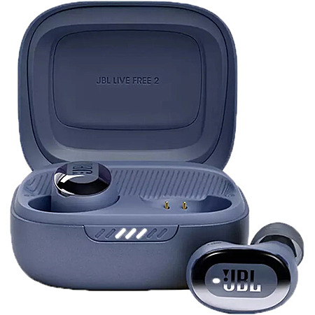 JBL Live Free 2 True Wireless Noise Canceling Earbuds (Blue or Silver) $45 + Free S&H