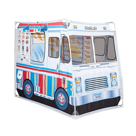 Melissa & Doug Fabric Double-Sided Food Truck Play Tent