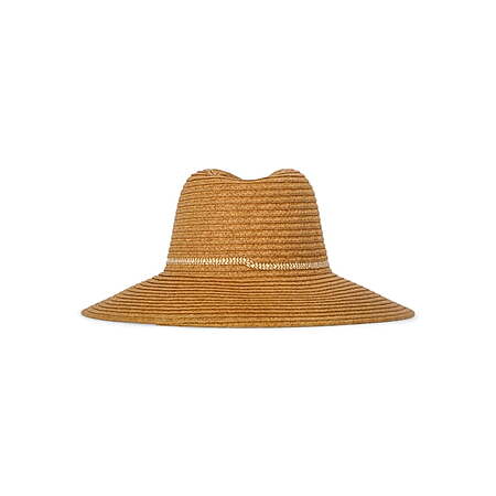 Time and Tru Women's Wide Brim Panama Straw Hat (Dark Natural) $1.66 + Free Shipping w/ Walmart+ or on $35+