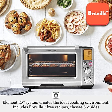 Breville BOV900BSS Smart Oven Air Fryer Pro, Brushed Stainless Steel $319.95 at Amazon