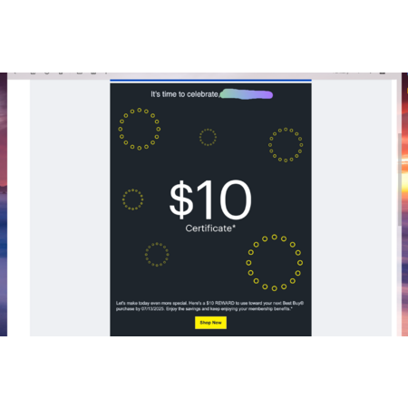 Up to $25 Gift Certificate at Best Buy