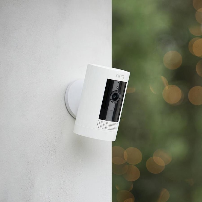 Ring New Stick Up Cam Battery Indoor/Outdoor with Free Amazon Echo Dot $79.99