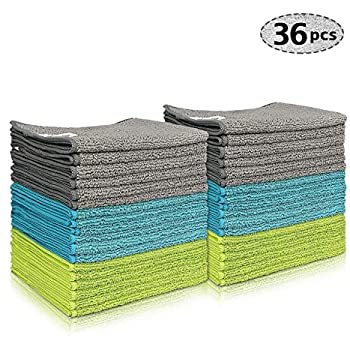 Amazon: AIDEA Microfiber Cleaning Cloths Softer Highly Absorbent, Lint Free Streak Free for House, Kitchen, Car, Window Gifts (12in.x 16in.)—36PK $16.95 + FS w/PRIME