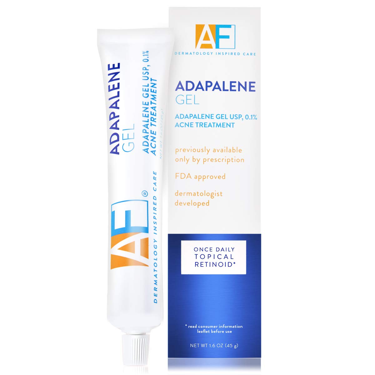 Acne Free Adapalene Gel 0.1%, Once-Daily Topical Retinoid Acne Treatment, 45 Gram, 90 Day Supply  - Amazon $18.04 S&S