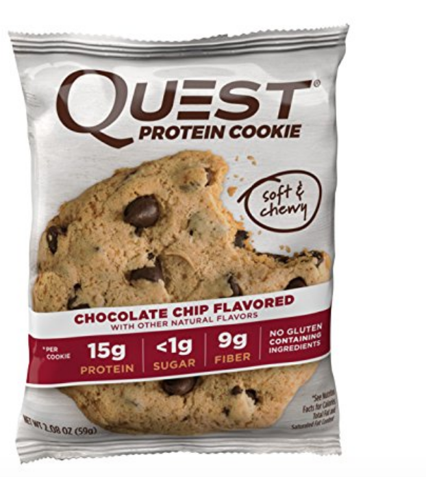 Quest nutrition protein cookie chocolate chip 30.79 for 2 boxes $15.4