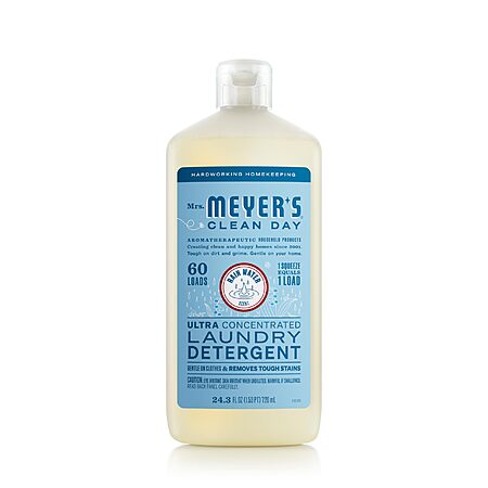 MRS. MEYER'S CLEAN DAY Ultra Concentrated Laundry Detergent, Rain Water Scent, 24.3 fl oz $11.36 via S&S +FS w/Prime @ Amazon