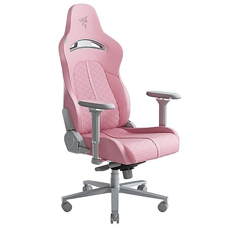 Razer Enki Gaming Chair: All-Day Comfort - Dual-Textured, Eco-Friendly Synthetic Leather - Reactive Seat Tilt & 152-Degree Recline - Pink $329.99
