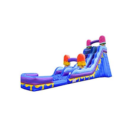 JumpOrange 19' Ice Pops Commercial Grade Water Slide with Detachable Deep Pool (Blower Included) $2970.37