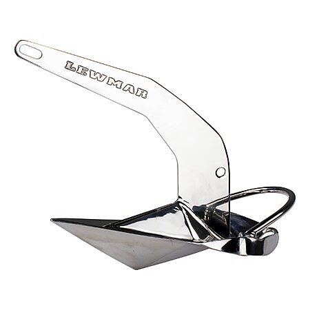 Lewmar Stainless Steel Epsilon Anchor 70 lbs. for Boats 54'-67', Measures 33” Fluke Length X 5/8” Shank Length X 18-2/3” Width - 2020221491 $1552.05