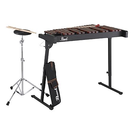 Pearl Xylophone Student Ed Kit 2.5 Octave with Rolling Cart drum (PX905C)  $1,053.46