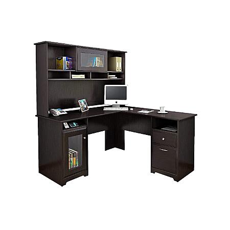 Bush Home Cabot L Shaped Desk with Hutch, Corner Desk with Storage, 60W L Shaped Computer Desk (variouse colors) from $447.74