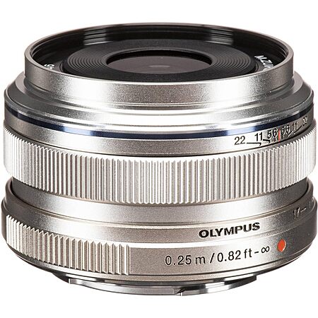 OM SYSTEM Olympus M.Zuiko Digital 17mm F1.8 Silver for Micro Four Thirds System Camera lens, Compact Design, Beautiful Bokeh, Bright $324.99