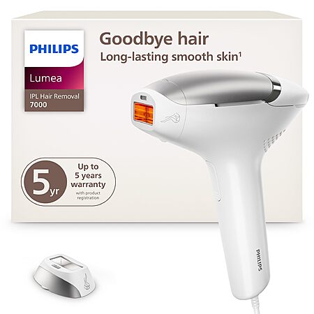 Philips Lumea 7000 Series IPL Hair Removal Device - Permanent Laser Hair Reduction for Women & Men, BRI931/03 $299.95
