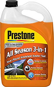 Prestone AS658 Deluxe 3-in-1 Windshield Washer Fluid, 1 Gallon $3.49