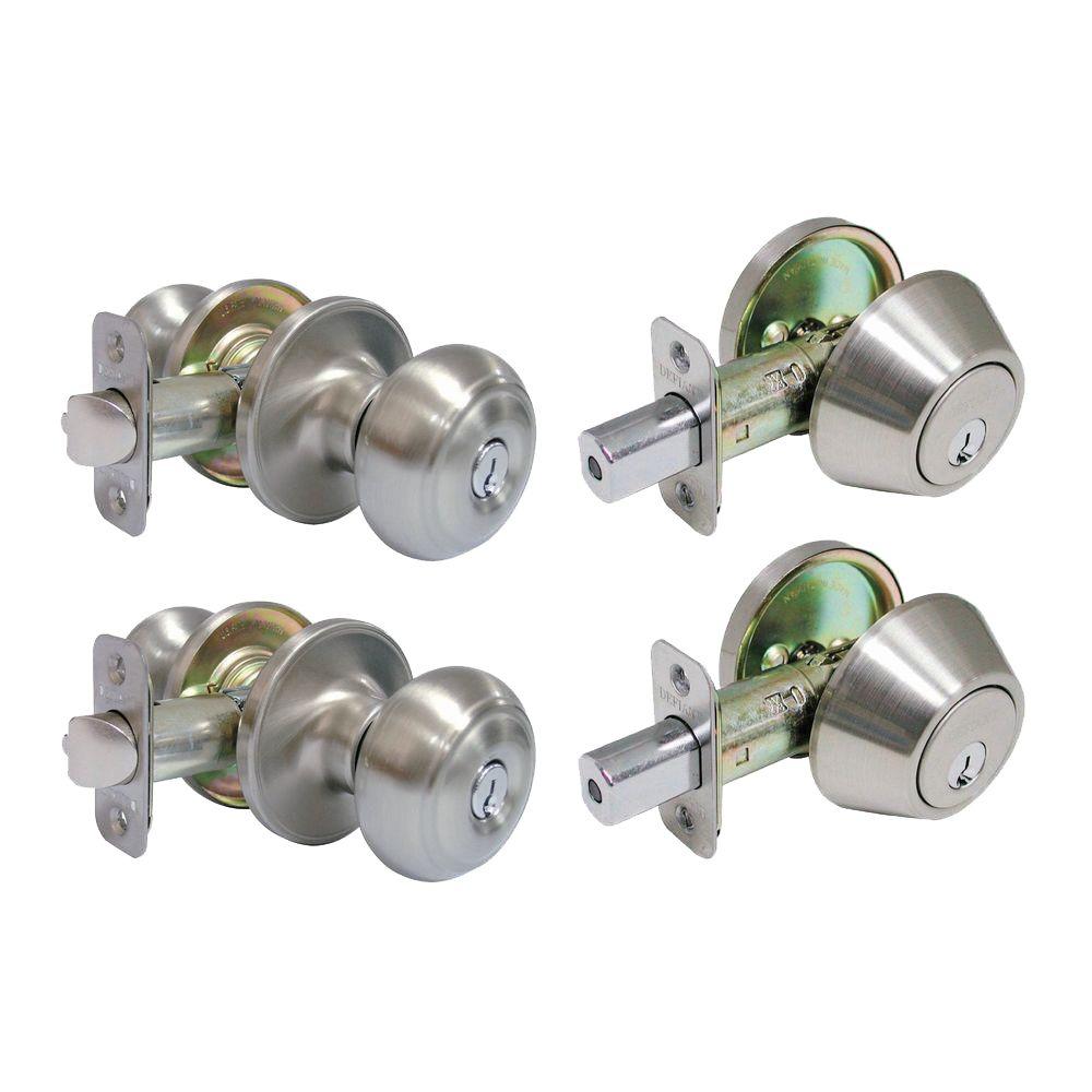 Defiant Hartford Entry Knob and Deadbolt Set (2-Pack) $19.97