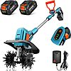 SEESII Cordless Electric Garden Tiller w/ 2x 4000mAh Battery &amp;amp; Charger $64.99 + Free Shipping