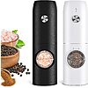 FRTONYI Electric Rechargeable Salt &amp;amp; Pepper Grinder Set (Black/White) $11.99 + Free Shipping w/ Prime or on $35+