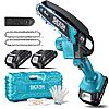 6&amp;quot; Seesii Mini Cordless Electric Hand Chainsaw w/ 2x 21V Batteries $19.99 + Free Shipping