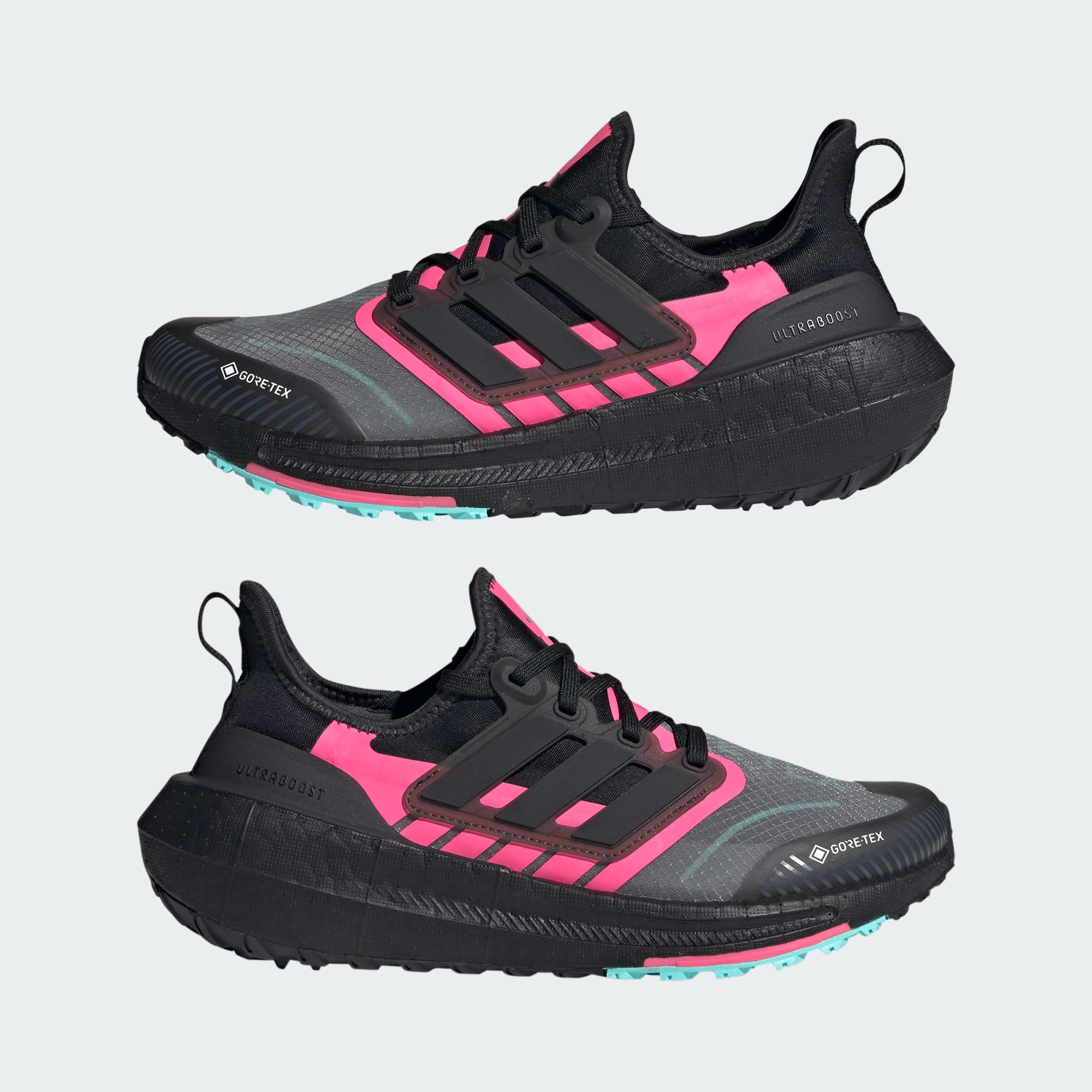 adidas Ultraboost Light Gore Tex Running Shoes Men s Black Silver Lucid Lemon 99 More Free Shipping