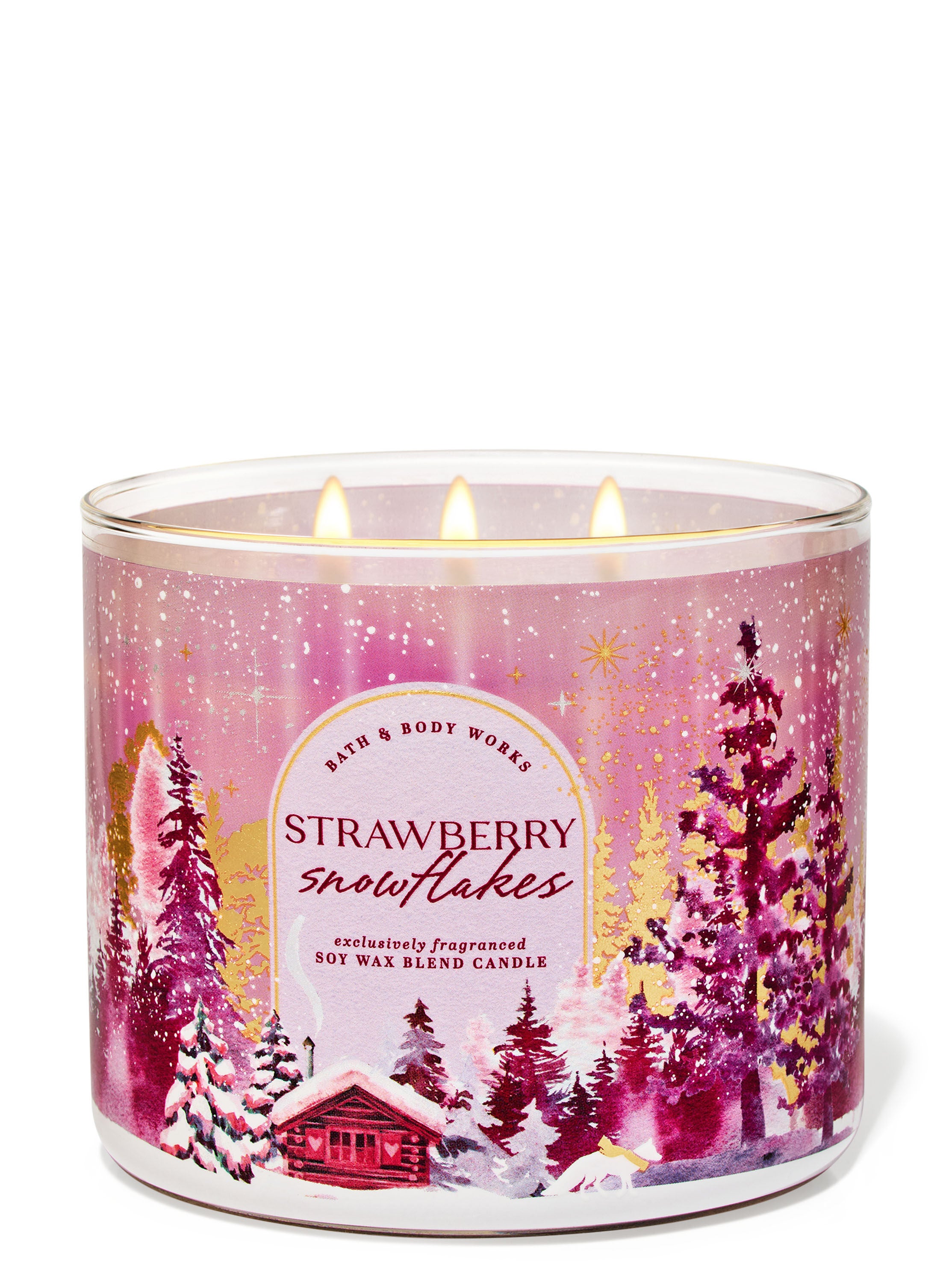 Bath & Body Works: 3-Wick Candles (Various) $10.95 + Free Store Pickup