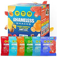 6-Pack 1.8-Oz Shameless Snacks Gummy Candy (Candy Carnival Collection) $16.79, (Super Sour Blue Raspberry) $14.99 & More w/ S&S + Free Shipping w/ Prime or on $35+