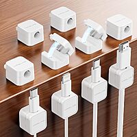 10-Pack MRGLAS Magnetic Cable Clips Cord Organizer (2025 Upgraded) $5.99 + Free Shipping w/ Prime or on $35+