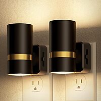 Prime Members: 2-Pk Briignite Dusk to Dawn Wall Plug Night Lights (3000K)