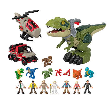 19-Piece Fisher-Price Imaginext Jurassic World Playset - 2024-12-19