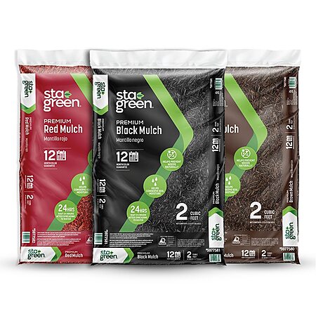 *Start 4/3* Select Lowe's Locations: 2-Cu Ft Sta-Green Premium Mulch (Brown, Black or Red) 5 for $10 + Free Store Pickup