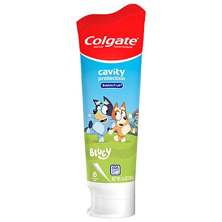 4.6-Oz Colgate Kids' Cavity Protection Toothpaste w/ Fluoride (Bluey) $1.82 w/ S&S + Free Shipping w/ Prime or on $35+