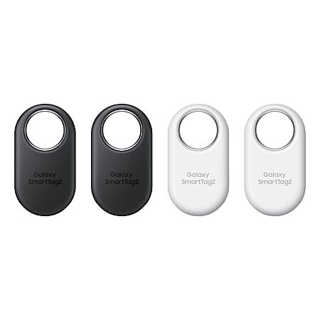 4-Pack Samsung Galaxy SmartTag2 Bluetooth Tracker (2x Black & 2x White) $52.99 + Free Shipping w/ Amazon Prime