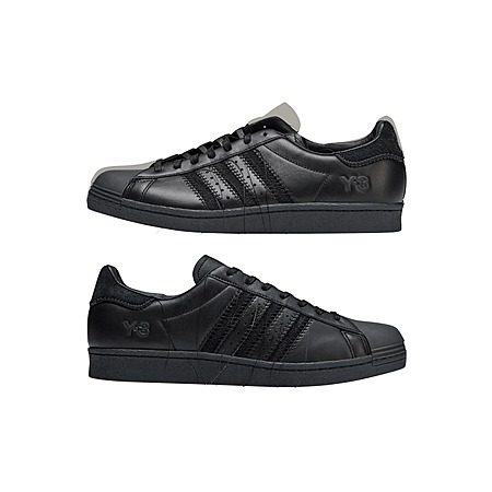 adidas Men's Y-3 Superstar Sneaker (Black) $107.23 + Free Shipping